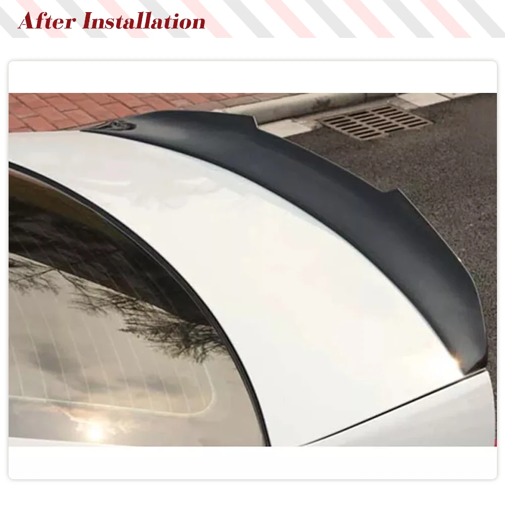 A6 Carbon Fiber Car Rear Trunk Racing Spoiler 2008-2011 for Audi A6 C6 Sedan Auto Rear Boot Lid Highkick Spoiler Wing Lip