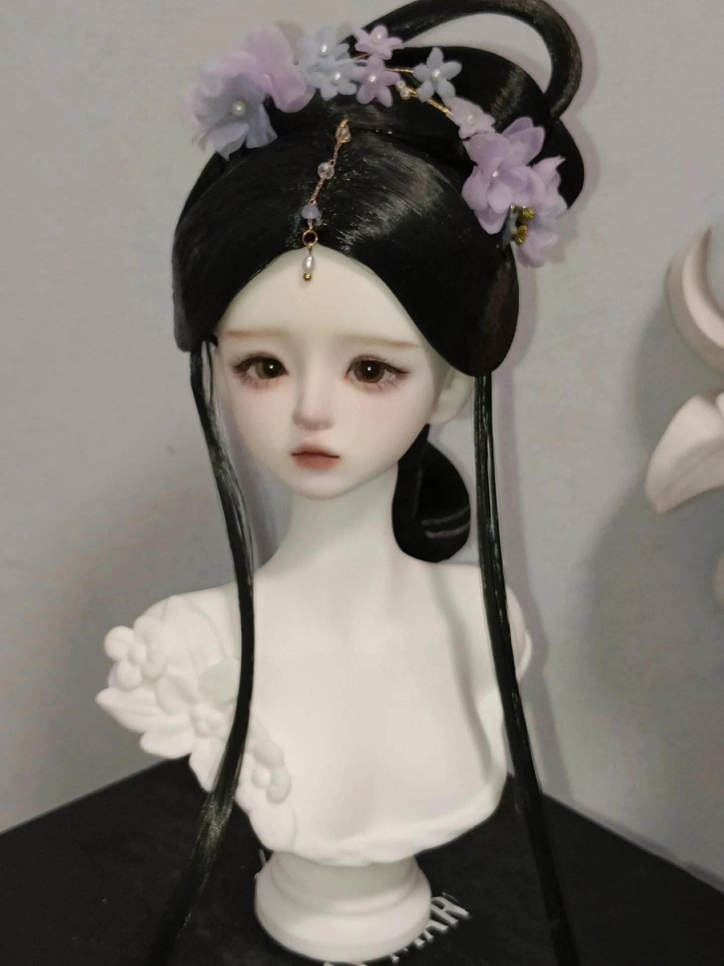 Peruca de fada para boneco BJD, fantasia antiga, hanfu, estilo vintage, cabelo longo, MSD, SD13 menina, SSDF, tio acessórios, A1717, 1/4, 1/3