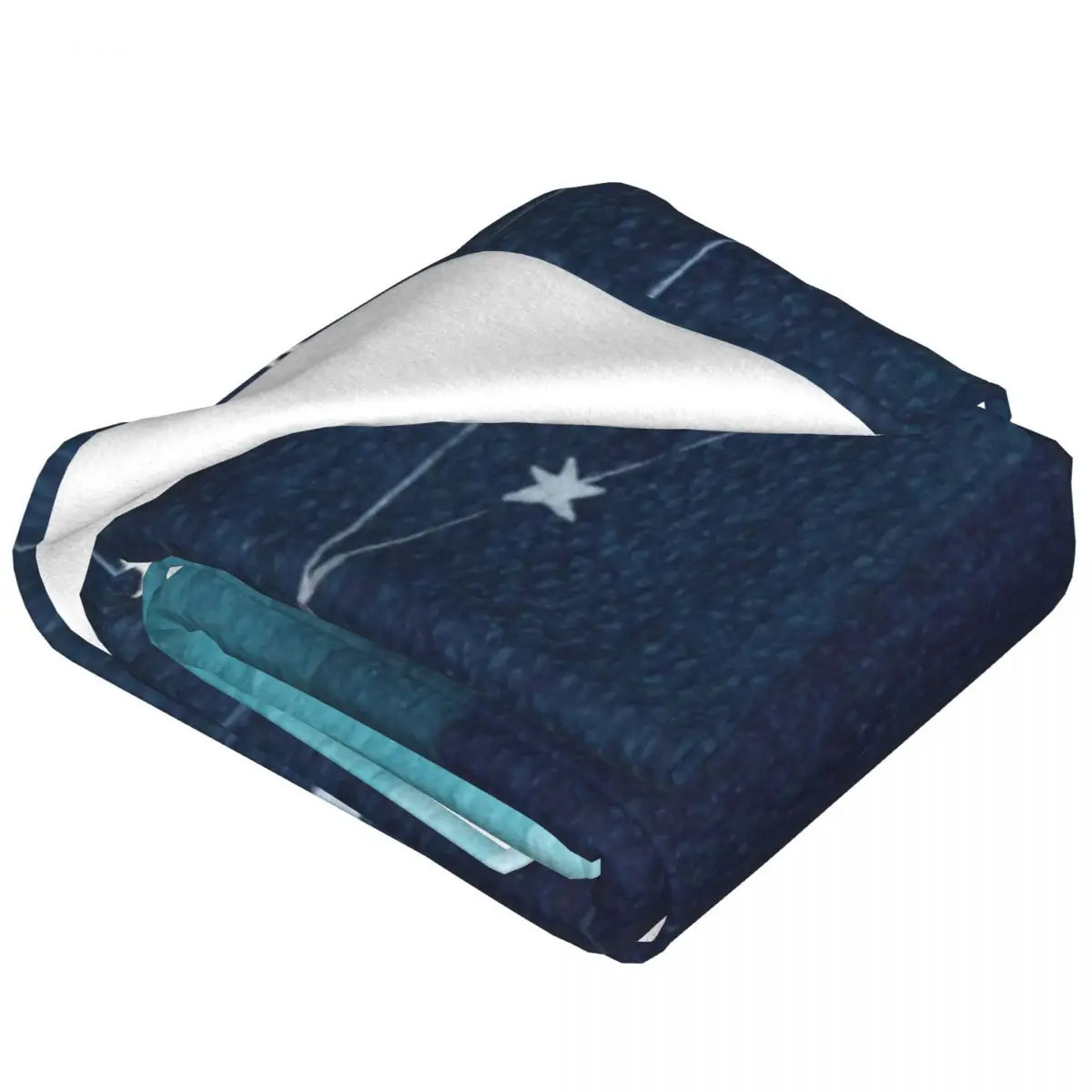 Garland Of Stars, Teal Ocean Four Seasons Universal Blanket Air-Conditioned Room Can Be CoveredChristmas Present