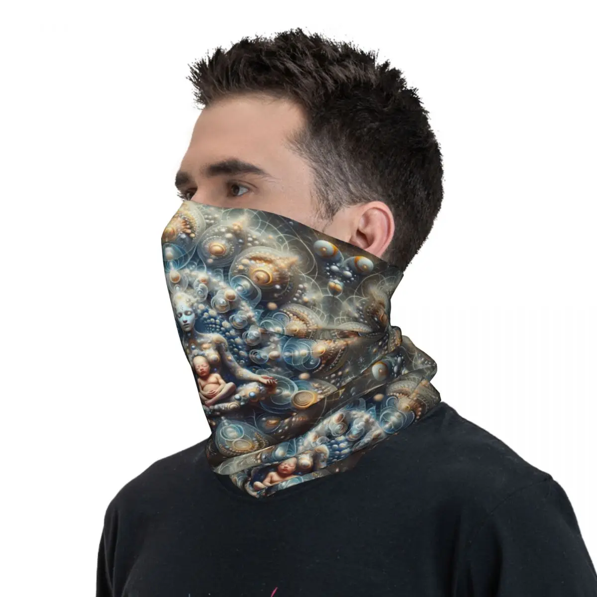 New Life Scarf Neckerchief Neck Face Mask Polyester