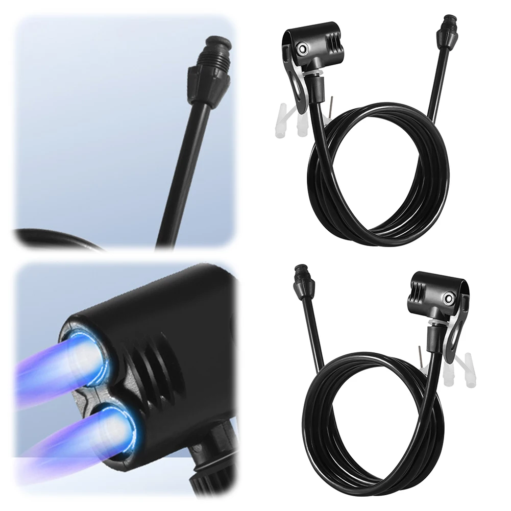 125 سنتيمتر 10 قطعة دراجة مضخة هواء تمديد خرطوم مضخة هواء تمديد أنبوب مقاومة للحرارة دراجة نافخة أنبوب ل الولايات المتحدة/المملكة المتحدة/الصمامات الفرنسية #2