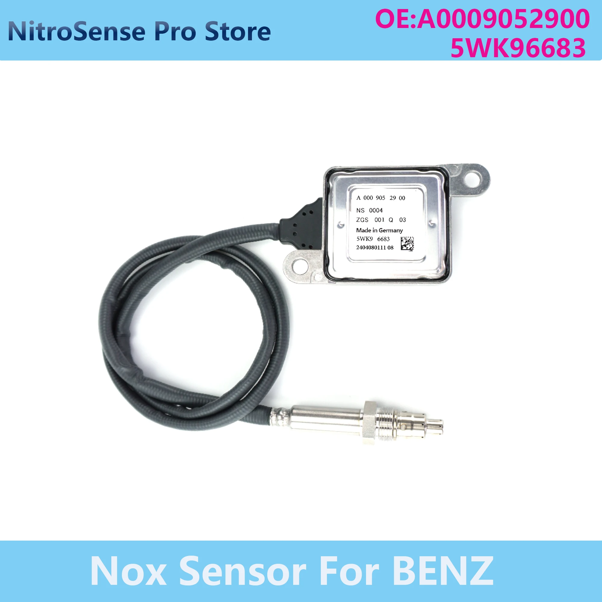 

A0009052900 5WK96683 5WK9 6683 Nitrogen Oxide Sensor 12V For Mercedes-Benz W221 ML320 ML350 S350 GL350