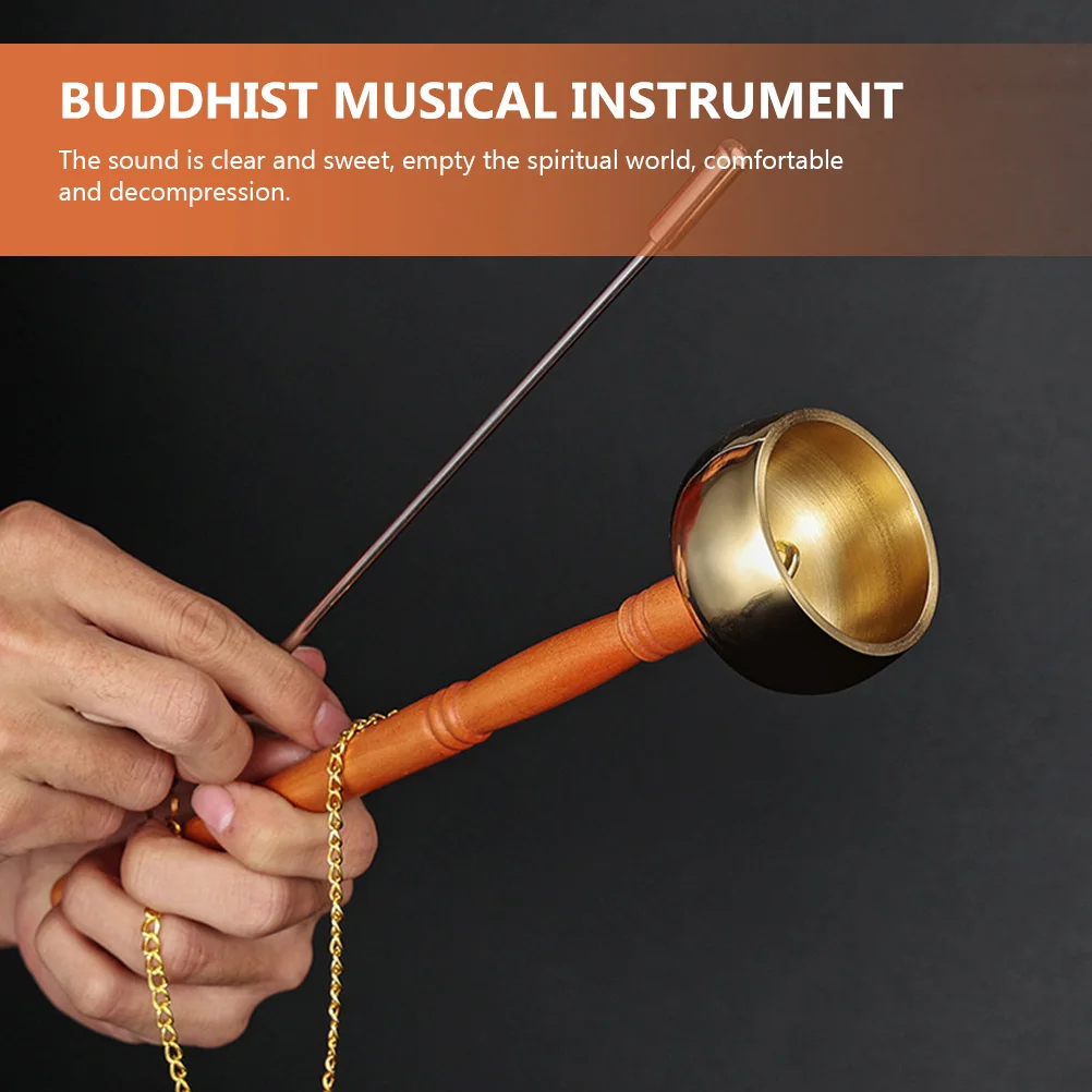 النحاس يين تشينغ معبد أداة البوذية هدية غرامة براعة التأمل أداة موسيقية لتوريد حفل البوذية #3