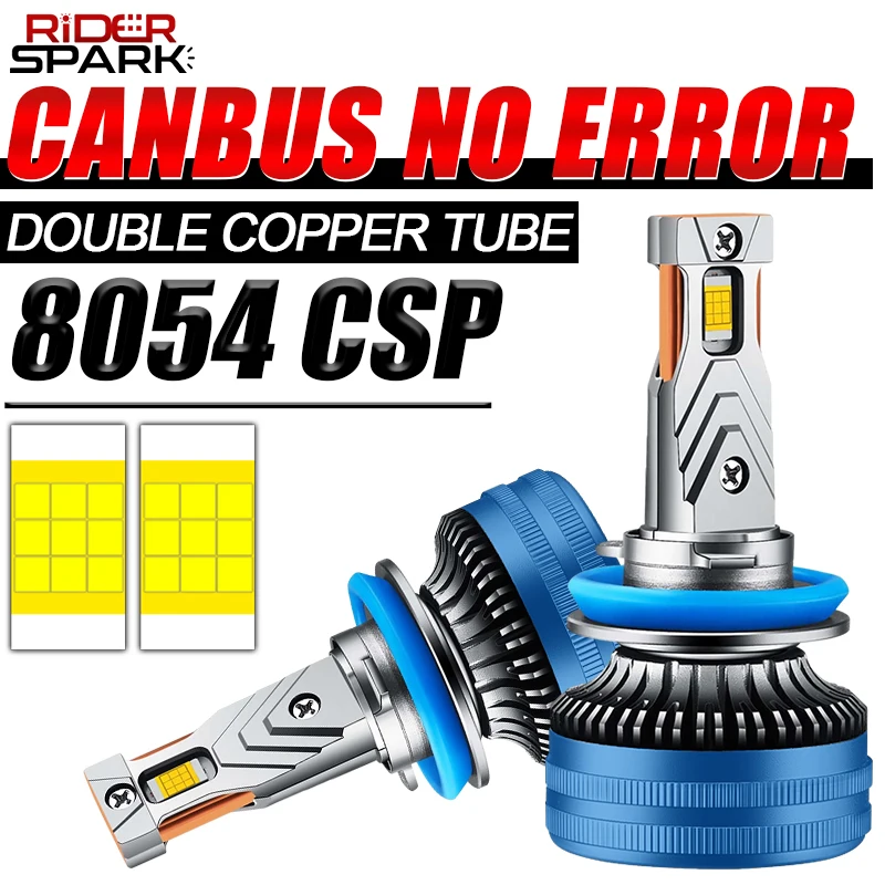 

K5C H7 H4 Led Headlight Canbu H8 H9 H11 H1 9005 9006 HB3 HB4 9012 6000K 8054 CSP Car Headlamp High Power Fog Lights 2Pcs 12V 24V