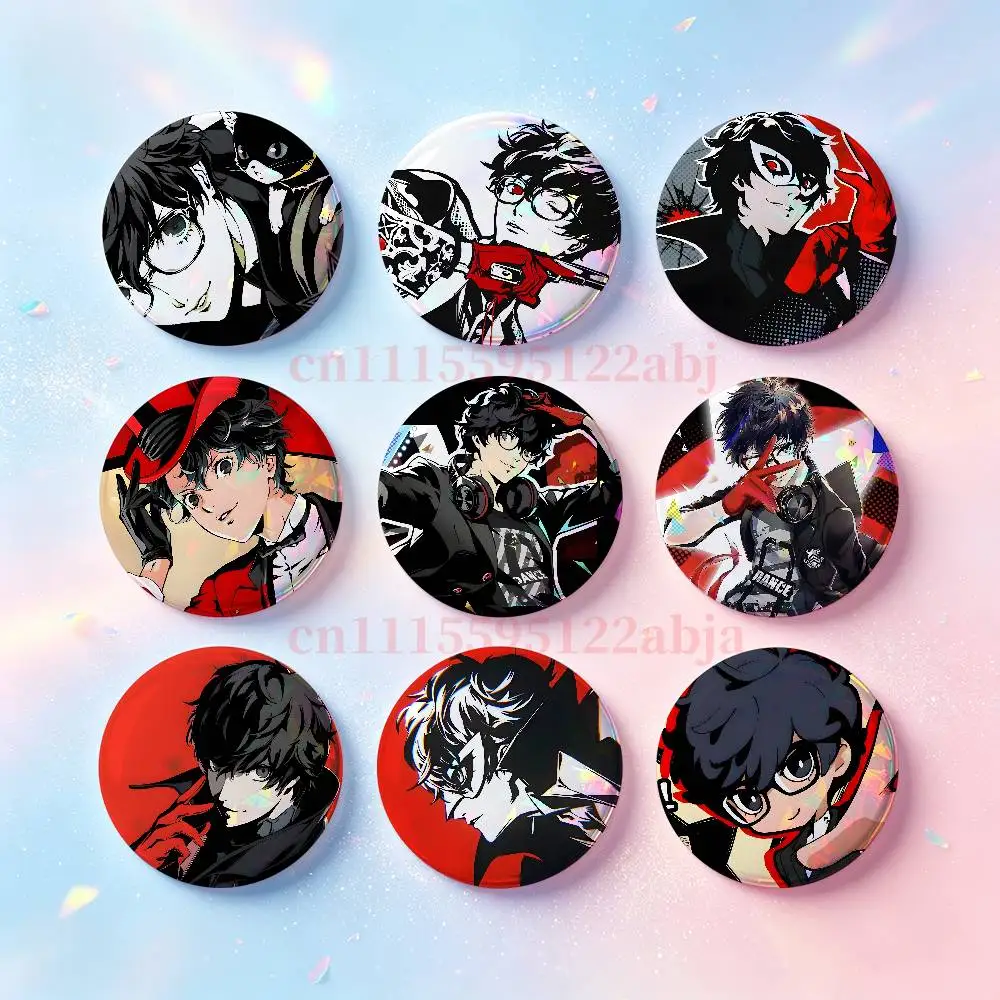 Joker Ren A-Amamiya Badges 25 32 44 58 75 mm Round Customizable Wholesale Fan goods Self-made fan freebies