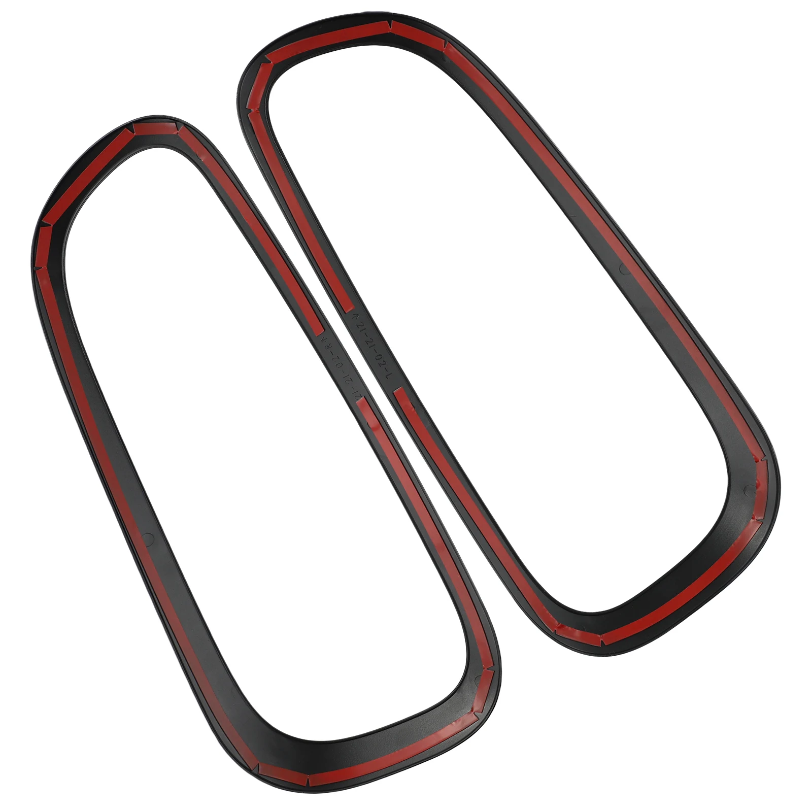 2 PCS Car Tail Light Frame For Mini Clubman F54 2022 Rear Tail Light Lamp Decorative Cover Stickers Black ABS Car Accessories