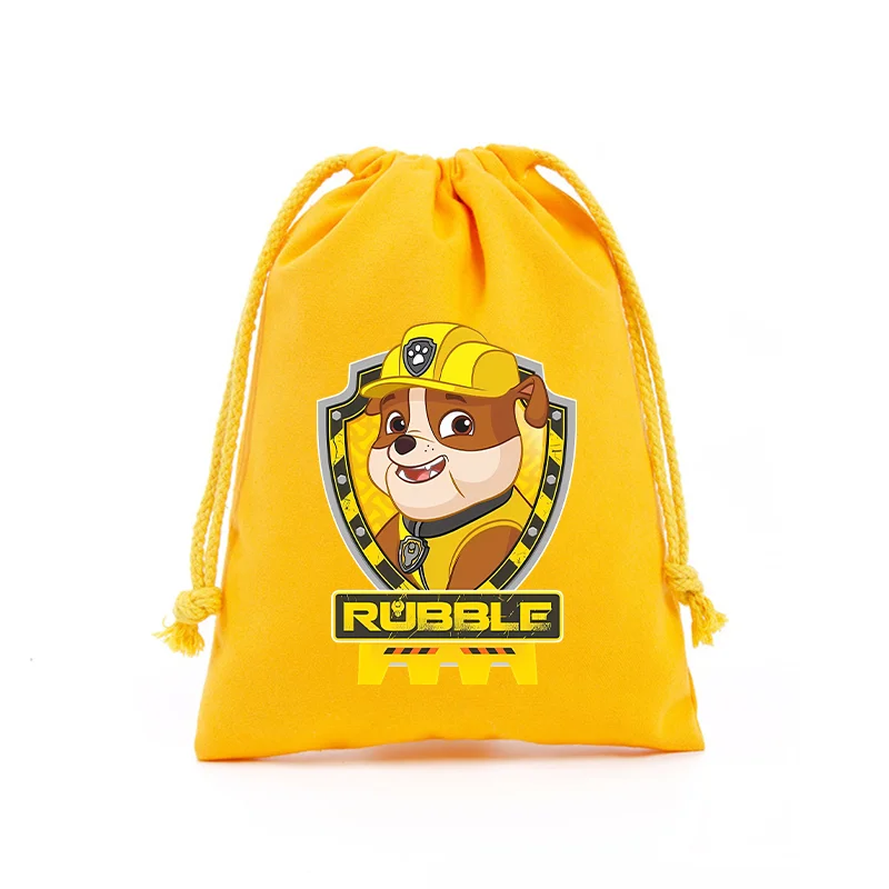 باو باترولز الرباط أكياس الكرتون أنيمي المطبوعة رسم سلسلة جيب سكاي تشيس حقائب بنين بنات كيس التخزين هدايا عيد الميلاد #4