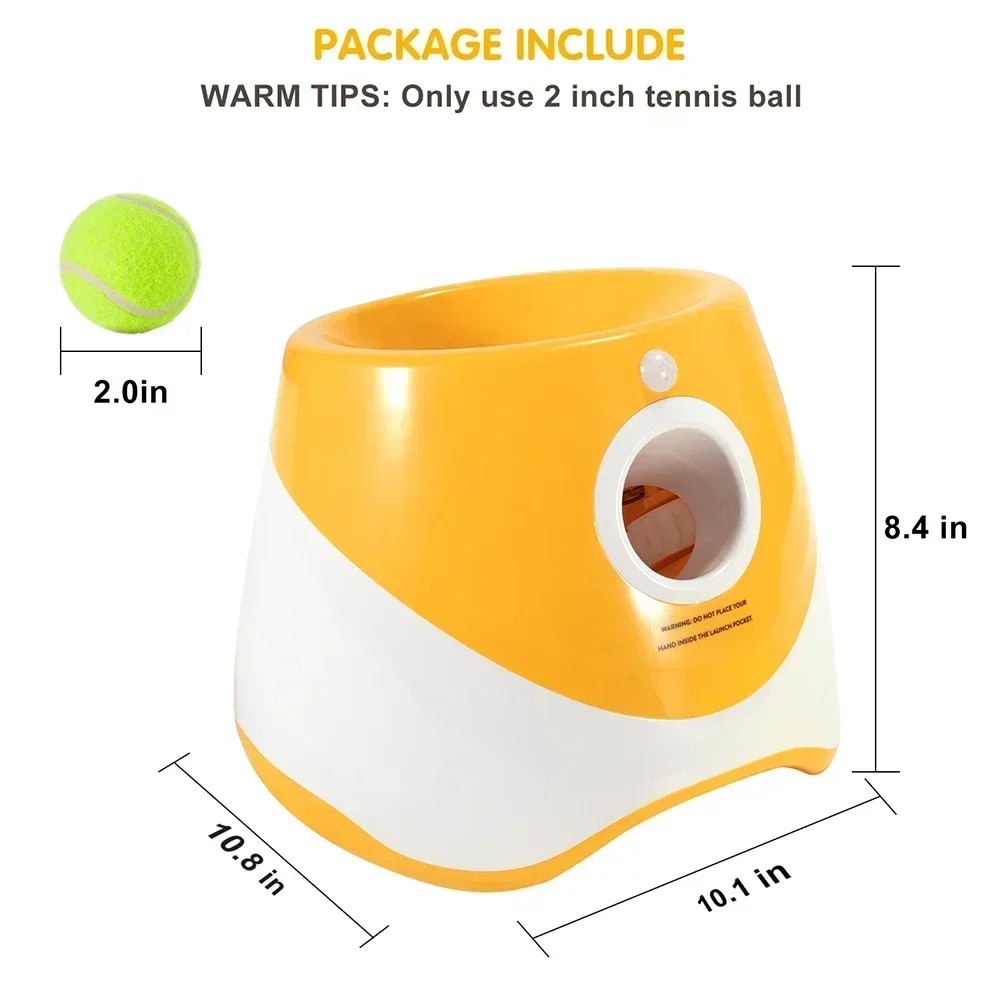 Ball Launcher Toy For Dogs Pet Products Dog Toys Keep Healthy Automatic Throw Pet 3 Distances Settings For Indoor Outdoor play