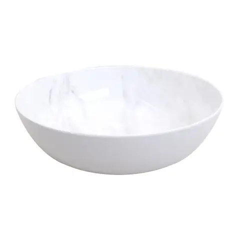 Melaminmarmorskål 4,8 QT - Elegant, flisavvisande serveringsskål för underhållning, diskmaskinssäker, BPA-fri 12 best sales skål melamin - №12