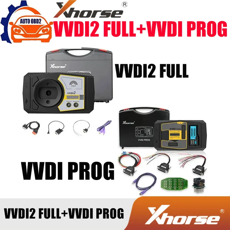 

Original Xhorse VVDI2 Commander Key Programmer Full Version for Audi/BMW/Porsche/PSA Plus Xhorse VVDI PROG Programmer