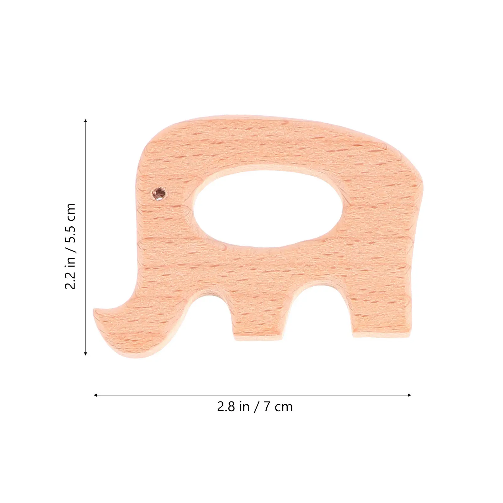 Lot de 4 jouets de dentition en bois pour bébés, adaptés au réfrigérateur, pour la santé des gencives et l'amélioration de la dentition
