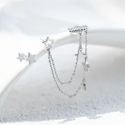Thaya Women Drop Earrings Silver Needle Asymmetrical Fashion Earrings For Women 2024 Trending Engagement Party Fine Jewelry
