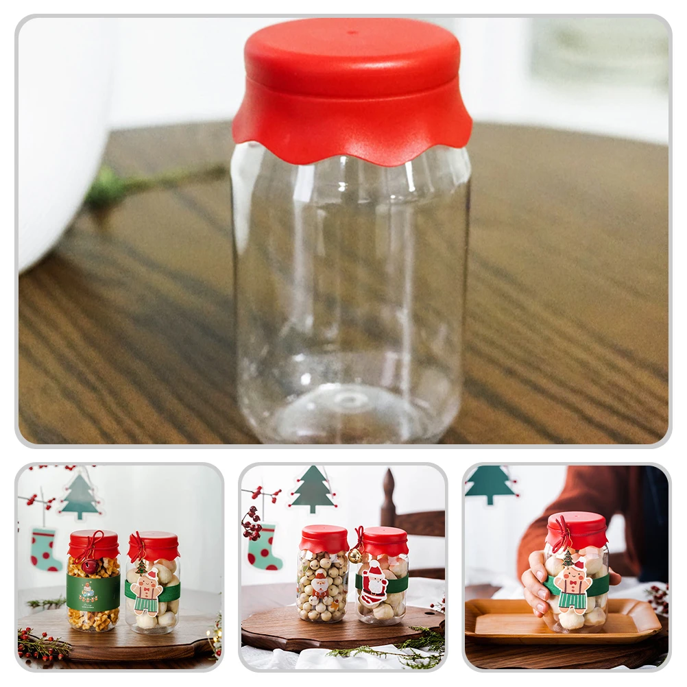 

Cookie Jar Candy Jars with Lids Holiday for Cute Fairy Containers Party Favors Reusable Holder