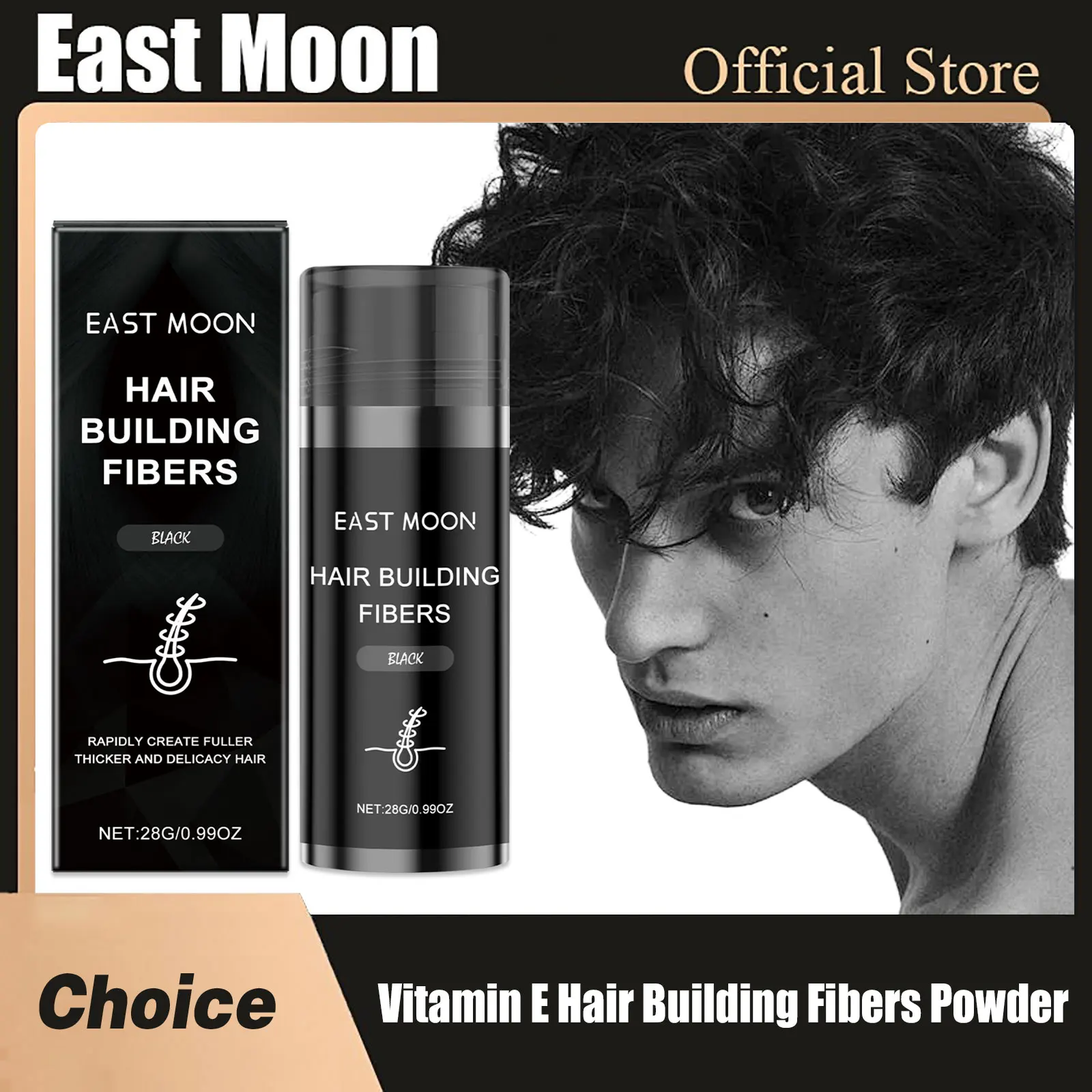 

Vitamin E Hair Building Fibers Powder Long Lasting Instant Regrowth Improve Bald Hairline Thinning Treatment Hair Growth Powders