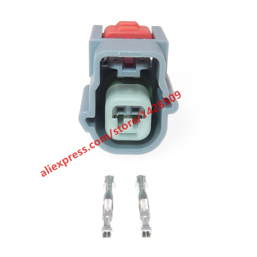 1 Set 2 Pin 0.6 Series Automobile Collision Knock Sensor Plug 13610095 Car Cable Harness Connector For Cadillac Buick
