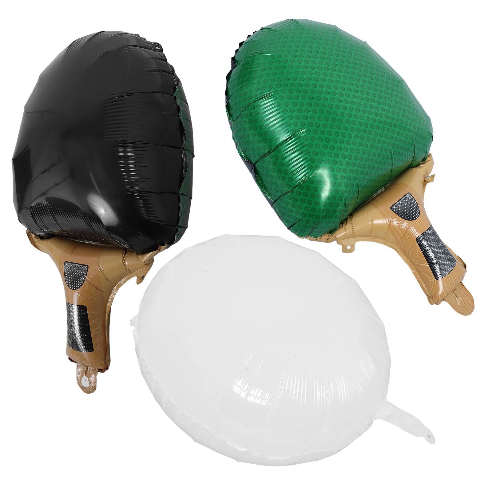 

3pcs Table Racket Balloons Sports Balls Foil Birthday Party Supplies Inflate Wall Foil Balloons Set Decorations