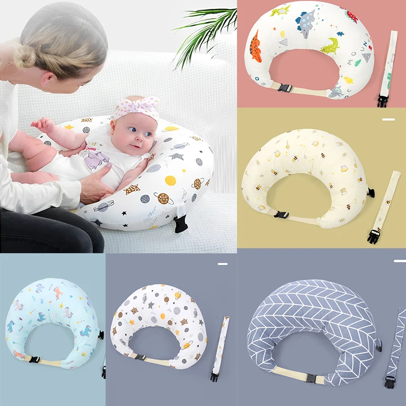 Nursing Pillow Breastfeeding Four Seasons Universal Cotton Pattern Maternity Waist Support Feeding Cushion Baby Feeding Pillow