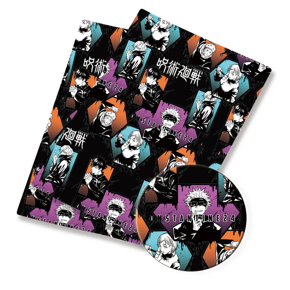 140x50CM Jujutsu Kaisen Fabric Cartoon DIY Polyester Cotton Fabrichandmade Sewing Patchwork Printed Fabric Fabric Anime Fabric