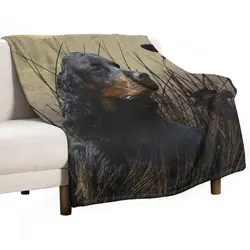 Gordon Setter , Hunting companion Throw Blanket bed plaid Thin Decorative Sofa Blankets