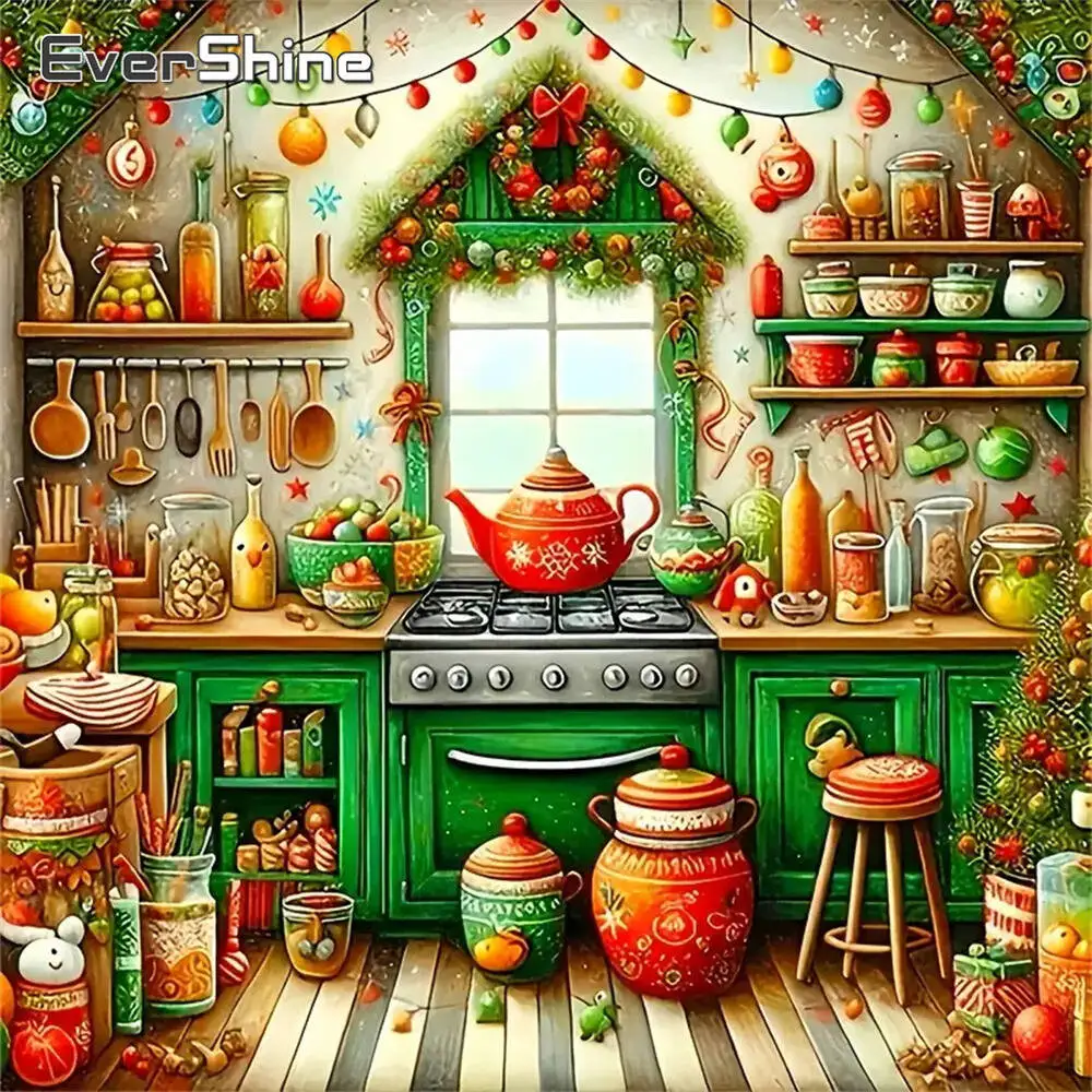 Evershine Diamant-Gemälde, Hund, Tier, Cartoon, komplett, quadratisch, rund, Diamant-Mosaik, Badezimmer, DIY-Bastelset, Heimdekoration