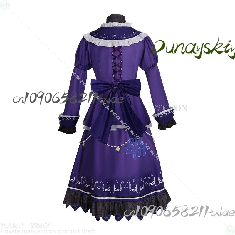 Shop1104205745 Store Kusanagi Nene Cosplay Project Sekai Blooming Light Costume Deep Purple Goth Retro Lolita Halloween