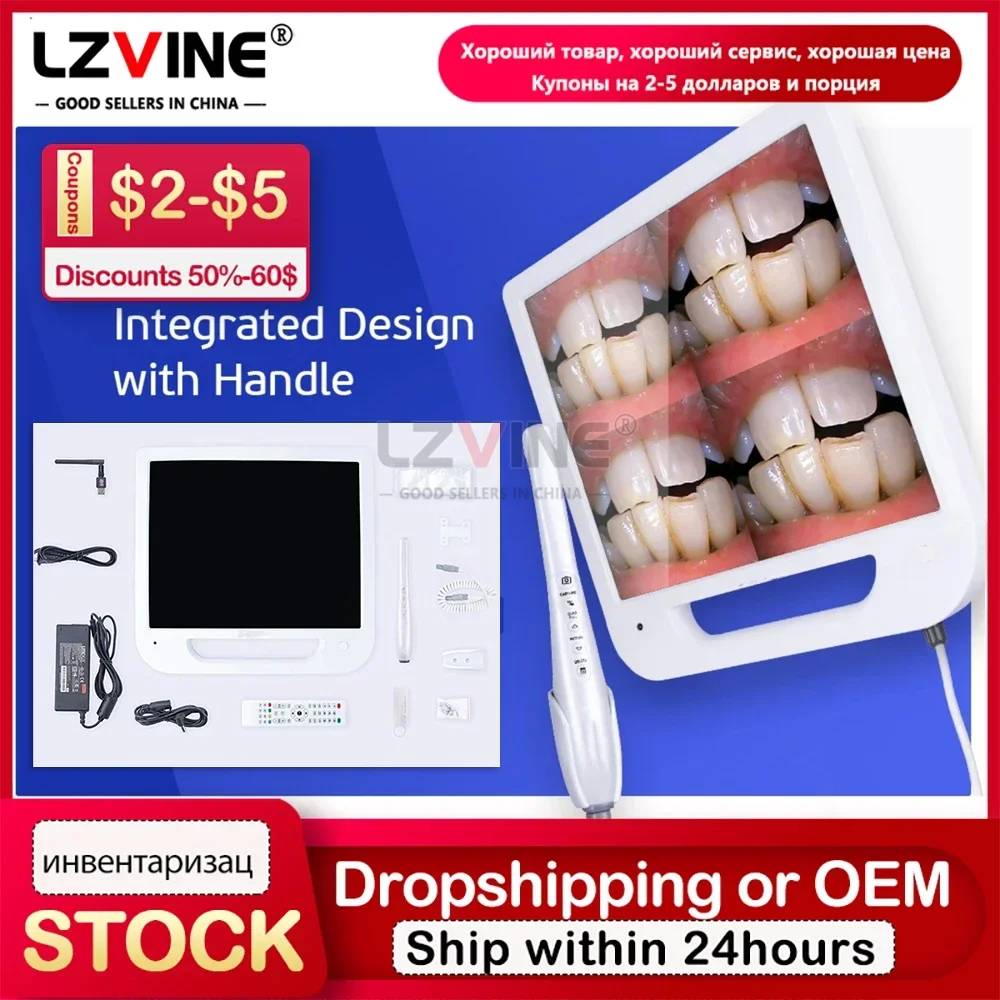 

Dental 17 Inches 8 Million Pixels Camera Wifi HD High-definition Intraoral Camera Digital LCD Monitor Intraoral Instrument