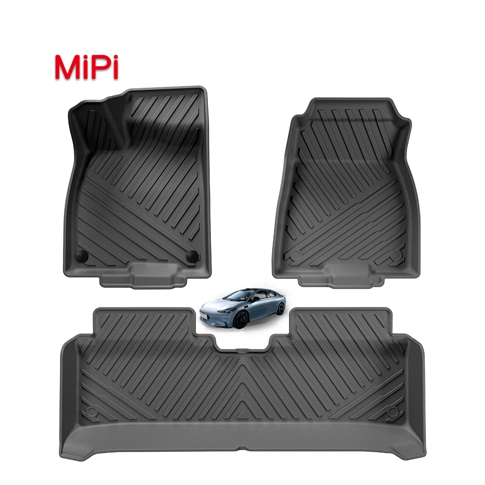 Luxury Car Floor Mat For AION Hyper GT 2023 Car Mats TPE 3D Car Foot Mat Custom Waterproof Carpet Auto Interior Accessories