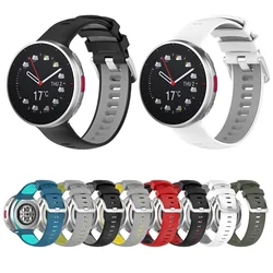 Correa de silicona para reloj Polar Vantage V2, pulsera deportiva de repuesto, accesorios de pulsera de doble Color