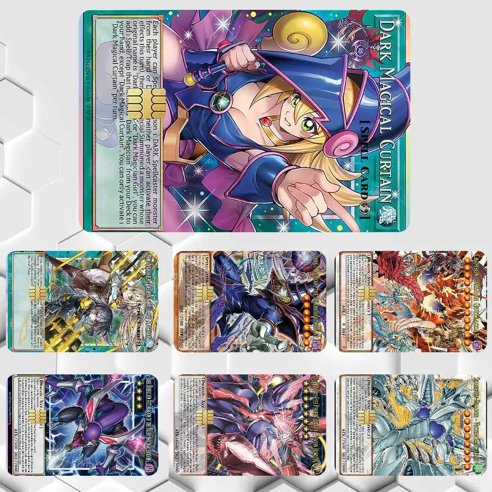 YU GI OH Card  Sticker Film Tape Skin for Credit Card Debit Card Cartoon Waterproof Stickers