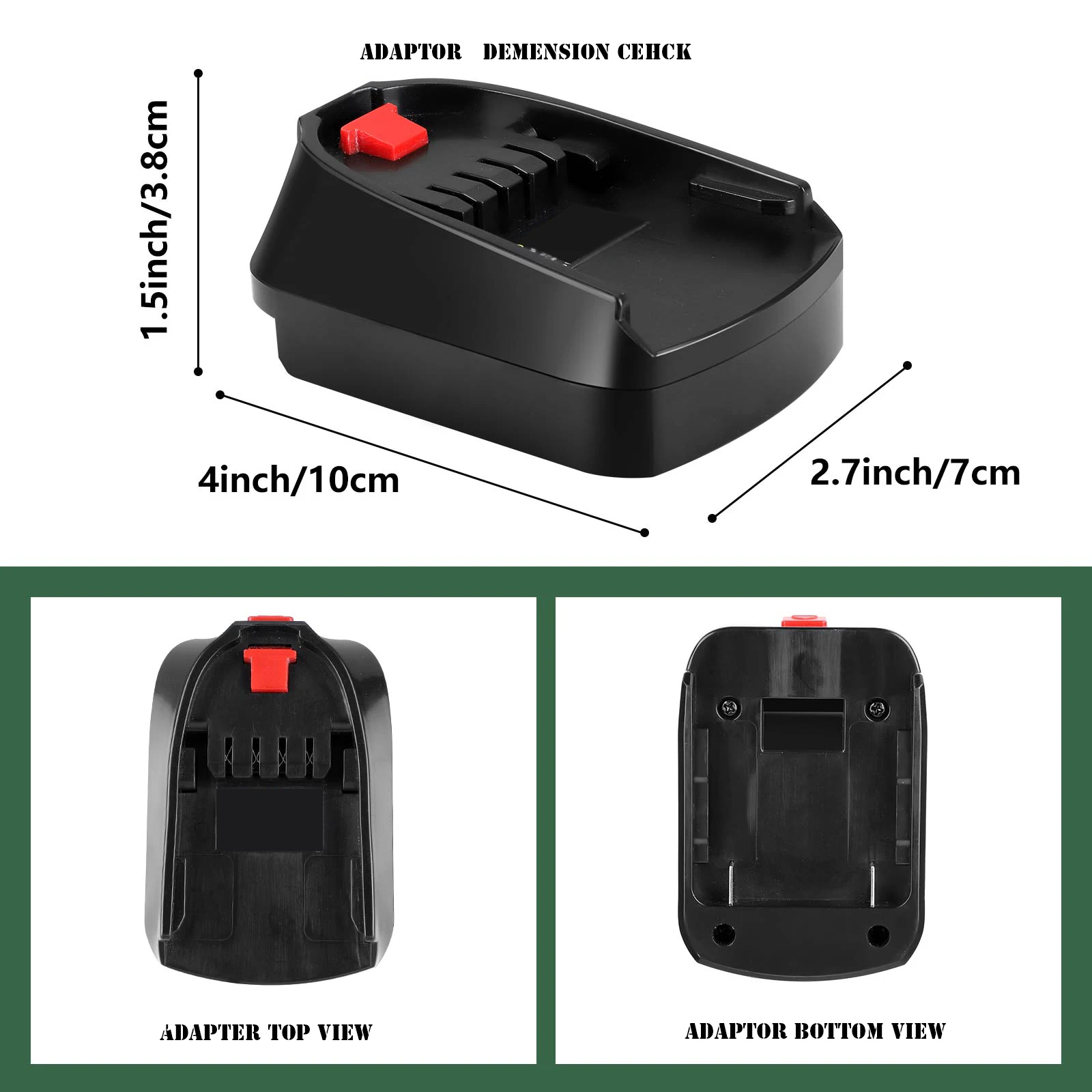 For Bosch 18V Battery adaptor  BAT618  convert for bosch 18V PBA Green Blue Adapter