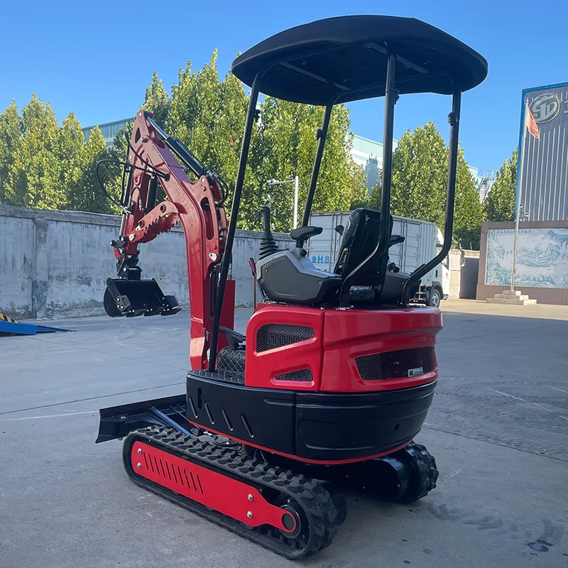 

Customized 1.7 ton Mini excavator garden farm dedicated soil turning support discount sale