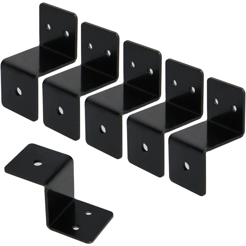 Large Corner Braces Egree Heavy-Duty Bracket Bed, Shelf, Fence Reinforcement Metal Corner Connector Reinforce The Wooden Board