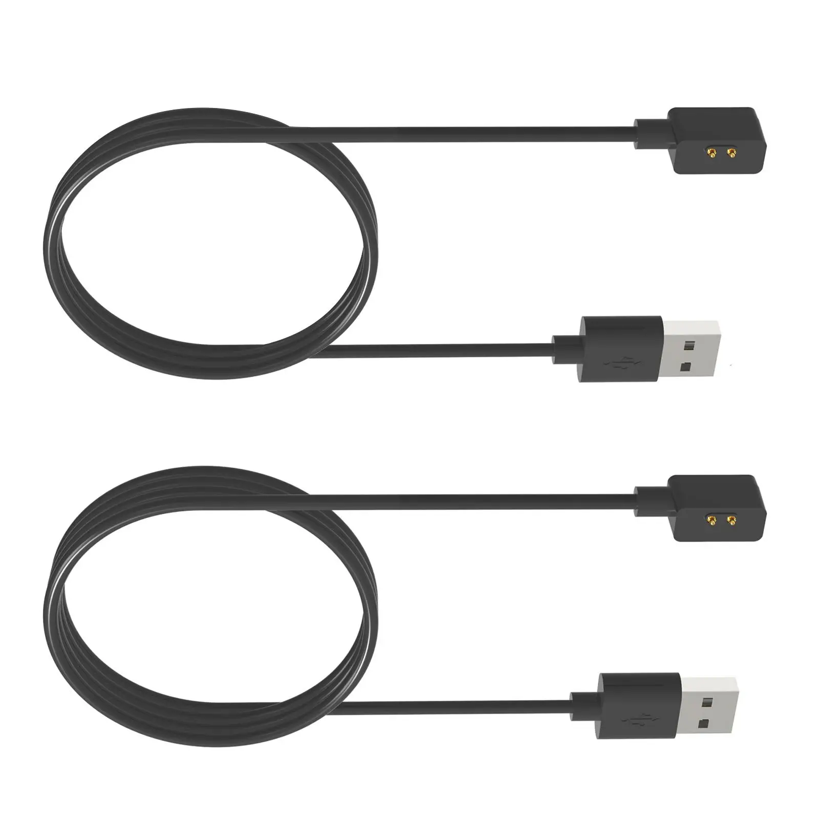 Magnetic Smart Watch Charger, Portable USB 2 Pin PVC for Smartwatch Replacement
