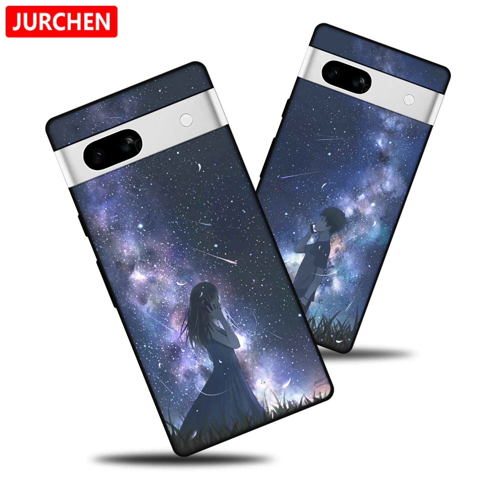 New Style TPU Case For Google Pixel 7A GWKK3 Custom Cartoon Black Thin Bags Back Cover For Google Pixel 7 A GHL1X G0DZQ G82U8