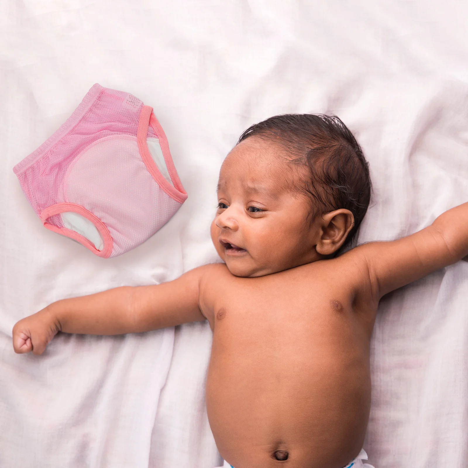 3 قطعة سروال تدريب الطفل عالية الجودة 4-Layer بتمشيط القطن بولي يوريثان مقاوم للماء لينة تنفس قابل للغسل حفاضات قابلة لإعادة الاستخدام للطفل