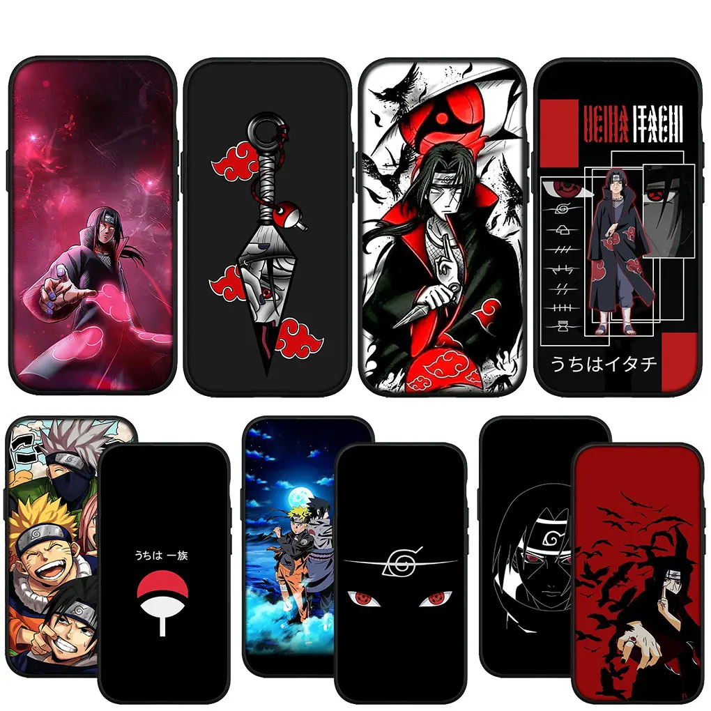 Akatsukis Itachis Uchihas Sasukes Soft Cover Phone Casing for iPhone 14 13 12 Mini 11 Pro X XR XS Max 6 7 8 Plus + SE 8+ Case