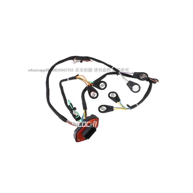 Excavator mechanical parts for 345B injector wiring harness, engine grease nozzle wire plug, universal 4P-9537