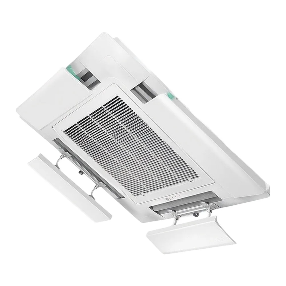 Ceiling-Mount Air Deflector for AC - Clip-On Mechanism Smooth for Air Guidance Fits Standard Drop Ceiling AC Grille Sizes