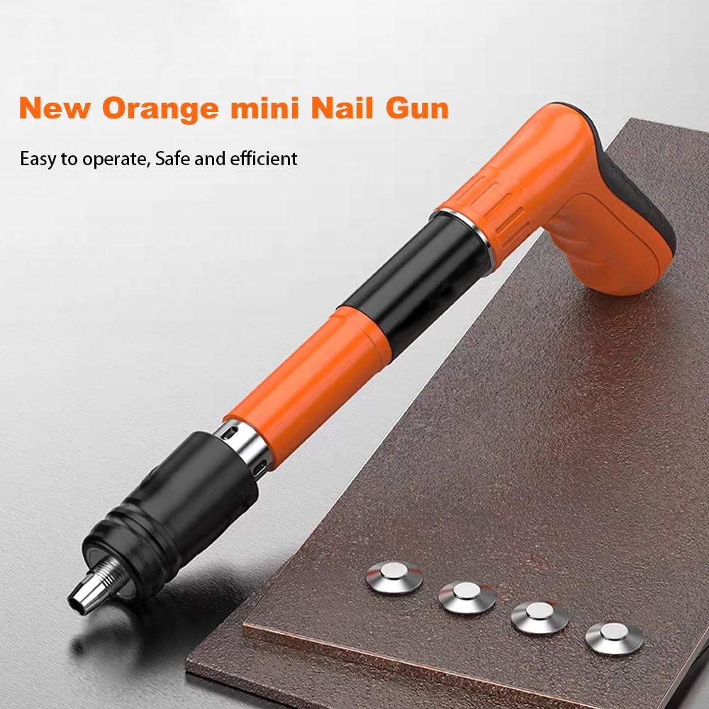Rivet Gun Tools Steel Nail Gun Silencing Wall Fastener Manual Air Nailer Adjustable Anchor Wire Slotting Device Metalworking
