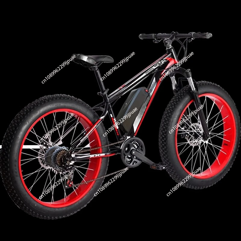 

Electric variable speed mountain bike lithium battery power big tire snow bike road battery bike