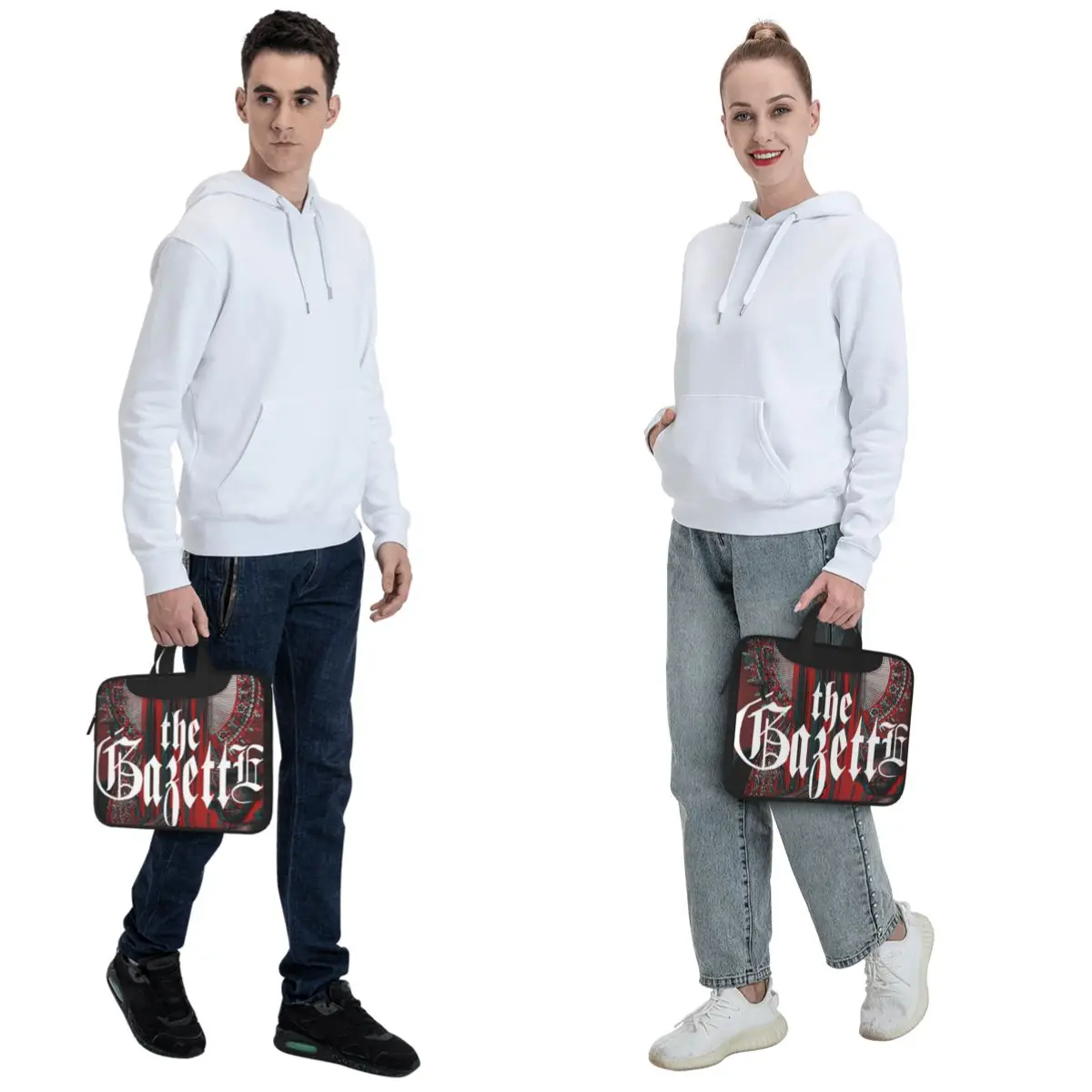 The Gazette Collection Crossbody Laptop Bag Case Computer Bag 13 14 15.6 Inch Notebook Pouch for Macbook Pro