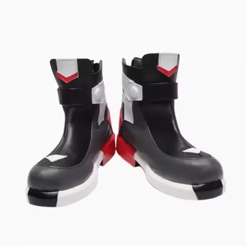 Game Zenless Zone Zero Billy The Kid Cosplay Shoes Robot Handsome Men Halloween Party Anime Roleplay Black Shoes Boots