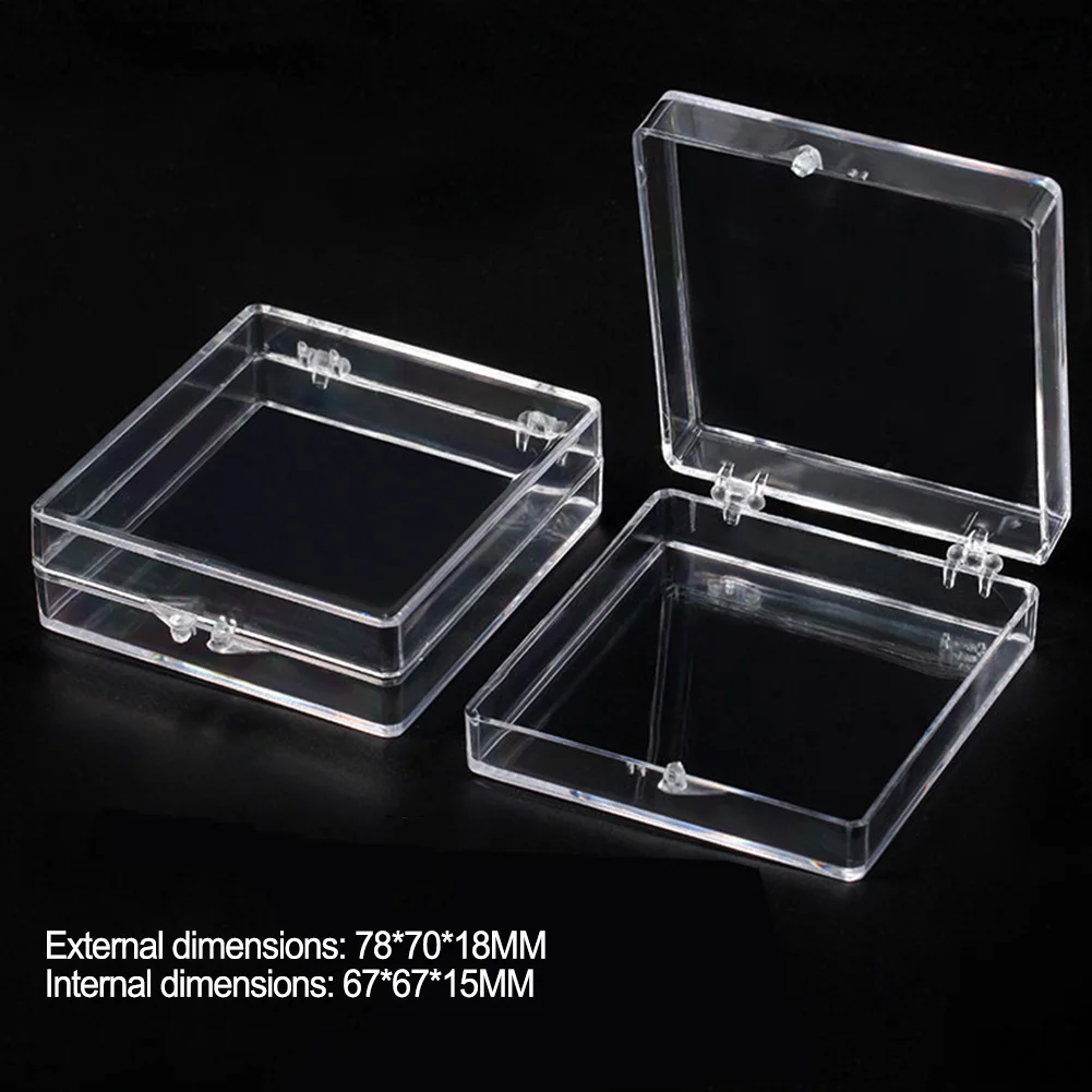 

Handmade Armor Storage Box Transparent Acrylic Packaging Box Convenient Home Storage Accessories For Nail Salons Display Cabinet