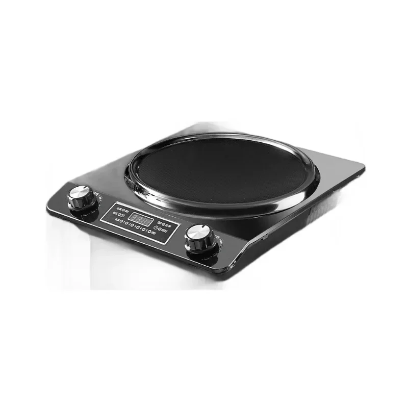 Household concave induction cooker, self-service barbecue integrated electric frying stove, cooking pot