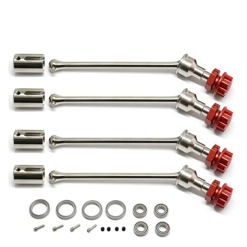 8996X Steel Extended Drive Shaft CVD Kit For 1:10 Trxs MAXX Widemaxx Metal upgrade parts for RC crawler RC Car models 89086-4