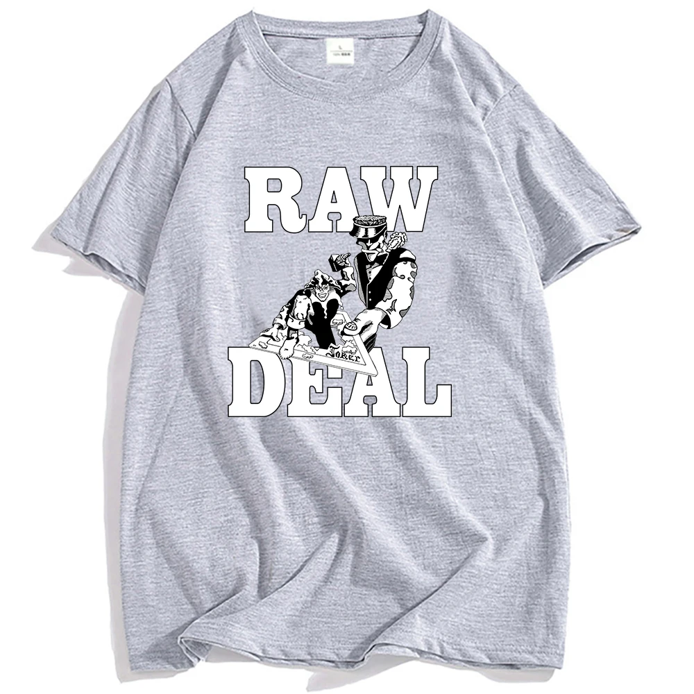 KILLING TIME OG RAW DEAL TEE Cotton Short Sleeve Fashion Male T-shirt Unisex Streetwear Casual Loose Men Women Tshirts Clothing