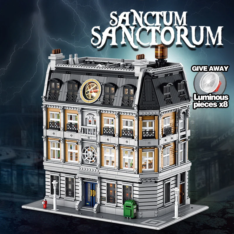 Film Sanctum Sanctorum maison blocs de construction modulaires vue sur la ville héros Architecture brique modèle Kit jouet adultes enfants cadeau 6564 pièces