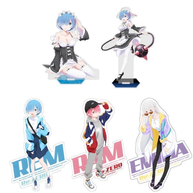 Fantasy Adventure Anime Re Zero - Starting Life in Another World Acrylic Standing Sign Desktop Ornament Friends Christmas Gifts