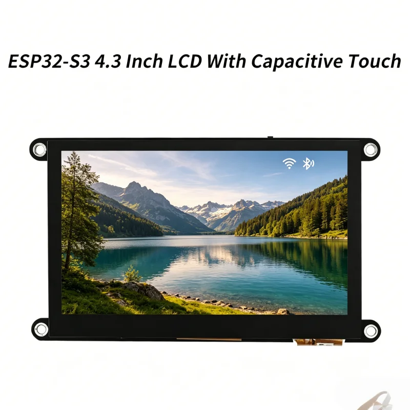 ESP32-S3 4.3-Inch IPS High-Definition Capacitive Touch Screen With WIFI And Bluetooth, LVGL Programming And Development Board