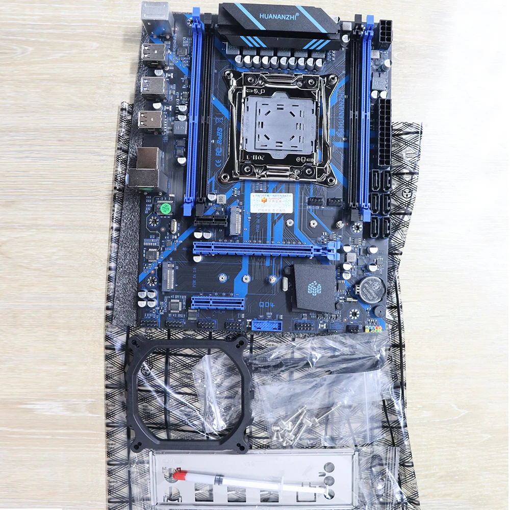 X99 QD4 motherboard huananzhi kit x99 xeon e5 2630 v4 cpu lga 2011-3 ddr4 motherboards combo computador for pc gaming